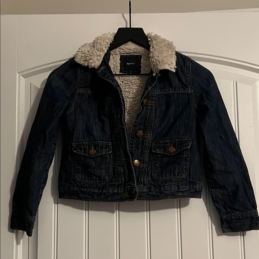 Gap sherpa Lining Jean Jacket Large